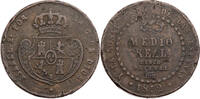 Spanien, Königreich 1/2 Real (Medio Real) Isabella II. (1833-1868) - Kursmünze (1848-1853) - Segovia -
