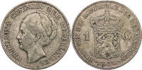 Niederlande 1 Gulden Wilhelmina - Kursmünze (1922-1945) -
