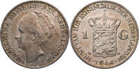 Niederlande 1 Gulden Wilhelmina (1890-1948) - Kursmünze (1922-1945) -