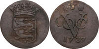 VOC, Westfriesland, Niederlande 1 Duit Verenigde Oost-Indische Compagnie, Provincie Westfriesland -