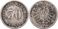Kaiserreich 50 Pfennig Kursmünze (1875-1877) -