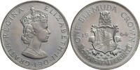 Bermuda 1 Crown Elisabeth II. - Kursmünze -