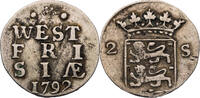 Niederlande, Westfriesland 2 Stuiver Kursmünze (1711-1794) -
