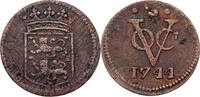 VOC, Westfriesland, Niederlande 1 Duit Verenigde Oost-Indische Compagnie, Provincie Westfriesland -
