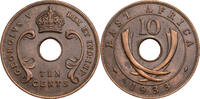 British East-Africa 10 Cent Georg V. (1910-1936) - Kursmünze (1921-1936) -