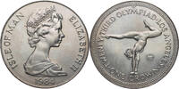Isle of Man 1 Crown Olympische Spiele Los Angeles 1984 -