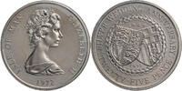 Isle of Man 25 Pence 25th Anniversary of the Wedding of Queen Elizabeth II and Prince Philip -