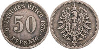 Kaiserreich 50 Pfennig Kursmünze (1875-1877) -