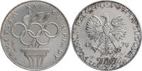 Polen, Volksrepublik 200 Zloty Olympische Spiele 1976 in Montreal, Probe/Probá -