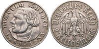 Drittes Reich 2 Reichsmark Zum 400. Geburtstag von Martin Luther -