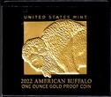 USA 50 Dollar 2022 W Indianer & Buffalo Proof in Original-Box mit Umkarton+ Zertifikat