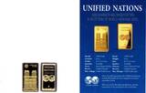 Frankreich/ UN 0,5 Gramm - Goldbarren ohne Jahr Motiv-Goldbarren - Notre-Dame de Paris Proof in Kapsel mit Zertifikat