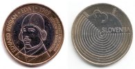 Slowenien 3 Euro Bimetallmünze - Erster Motorflug -