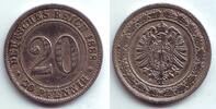 Kaiserreich 20 Pfennig 20 Pfennig kleiner Adler -