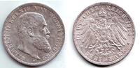 Württemberg 3 Mark Wilhelm II. (1891 - 1918) -
