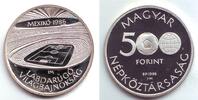 Ungarn 500 Forint Fussball WM 1986 in Mexico - Stadion -