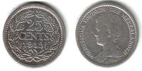 Niederlande 25 Cents Wilhelmina (1890 - 1948) -