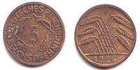 Weimarer Republik 5 Reichspfennig 5 Reichspfennig - mit Ähren -