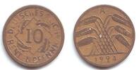 Weimarer Republik 10 Rentenpfennig 10 Rentenpfennig -