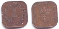 Malaysia 1 Cent George VI. (1936 - 1952) -