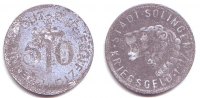 Solingen 50 Pfennig Notgeld der Stadt Solingen - 50 Pfennig -