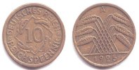 Weimarer Republik 10 Reichspfennig 10 Reichspfennig - Ähren -