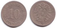 Kaiserreich 10 Pfennig 10 Pfennig - kleiner Adler -
