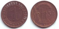 Weimarer Republik 1 Reichspfennig 1 Reichspfennig - mit Ährenbündel -