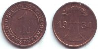 Weimarer Republik 1 Reichspfennig 1 Reichspfennig - mit Ährenbündel -