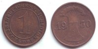 Weimarer Republik 1 Reichspfennig 1 Reichspfennig - mit Ährenbündel -