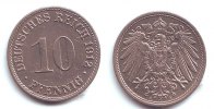 Kaiserreich 10 Pfennig 10 Pfennig - großer Adler -