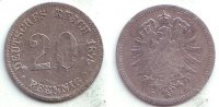 Kaiserreich 20 Pfennig 20 Pfennig - kleiner Adler -