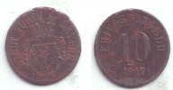 Fürth 10 Pfennig Notgeld der Stadt Fürth - 10 Pfennig -