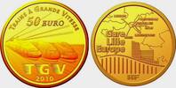 Frankreich 50 Euro TGV Zug - Bahnhof Lille -