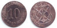 Solingen 10 Pfennig Notgeld der Stadt Solingen - 10 Pfennig -