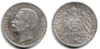 Baden 3 Mark Friedrich II. (1907 - 1918) -