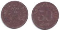 Fürth 50 Pfennig Notgeld der Stadt Fürth - 50 Pfennig -