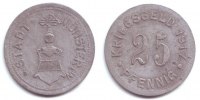 Münster 25 Pfennig Notgeld der Stadt Münster - 25 Pfennig -