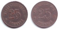 Leer 25 Pfennig Notgeld der Stadt Leer - 25 Pfennig -