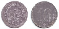 Kitzingen 10 Pfennig Notgeld der Stadtgemeinde Kitzingen - 10 Pfennig -
