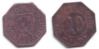 Rosenheim 10 Pfennig Notgeld der Stadtgemeinde Rosenheim - 10 Pfennig -