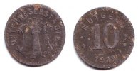 Unterweserstädte 10 Pfennig Notgeld der Unterweserstädte - 10 Pfennig -