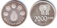 Argentinien 2000 Pesos Fußball WM 1978 in Argentinien - Wappen -