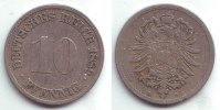 Kaiserreich 10 Pfennig 10 Pfennig - kleiner Adler -