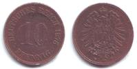 Kaiserreich 10 Pfennig 10 Pfennig - kleiner Adler -