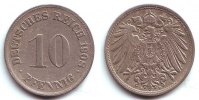 Kaiserreich 10 Pfennig 10 Pfennig - großer Adler -