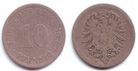 Kaiserreich 10 Pfennig 10 Pfennig - kleiner Adler -