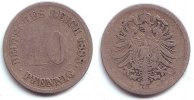 Kaiserreich 10 Pfennig 10 Pfennig - kleiner Adler -