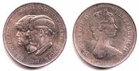 Großbritannien 1 Crown - 25 Pence Hochzeit Prinz Charles und Lady Diana Spencer -
