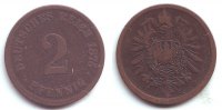 Kaiserreich 2 Pfennig 2 Pfennig - kleiner Adler -